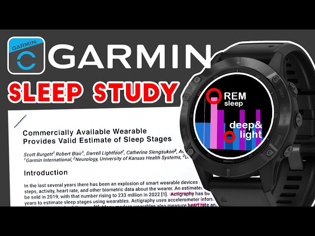 Garmin Sleep Tracking: A Scientist’s Perspective