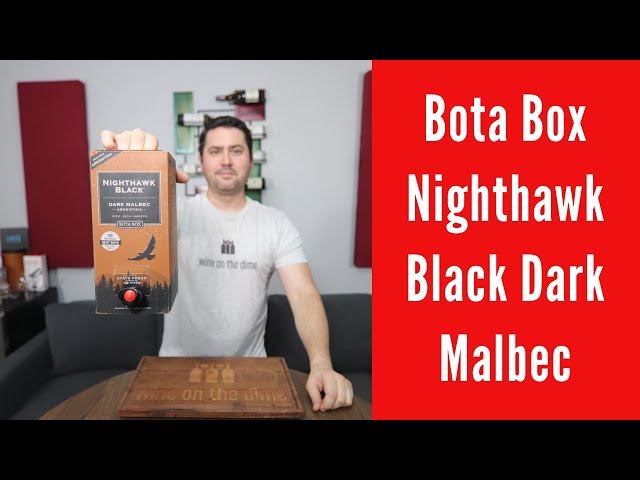Bota Box Nighthawk Black Dark Malbec Wine Review