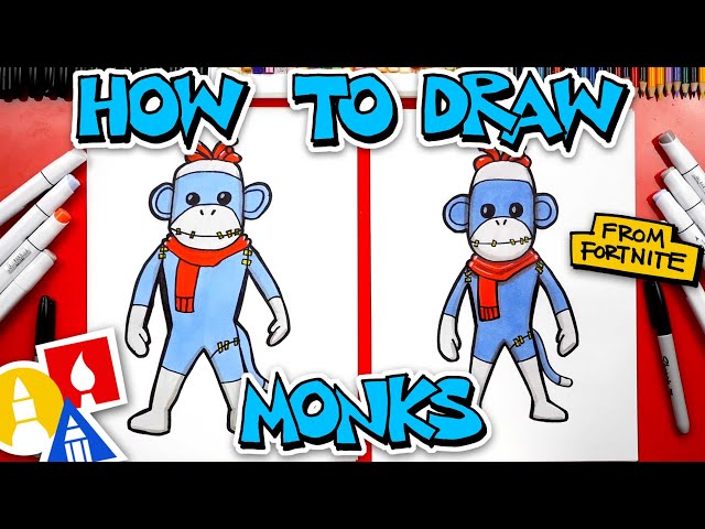 How To Draw Monks From Fortnite