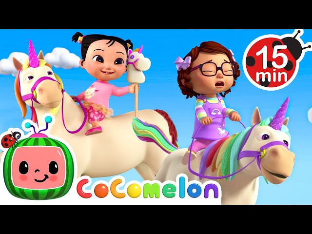 Unicorn Adventure Play Time with Cece and Bella | CoComelon - Cece Time | Nursery Rhymes for Babies