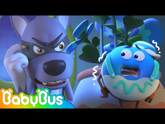 Big Bad Wolf is Coming! | Yummy Foods Animation | Kids Cartoon | Nursery Rhymes | BabyBus
