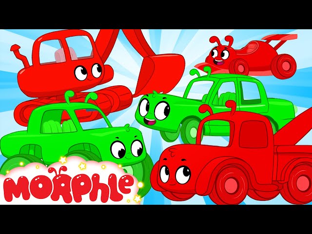 Trucks, Vehicles and Diggers - Morphle vs Orphle | Kids Cartoon