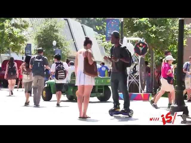 Picking Up Girls Using a Hoverboard!