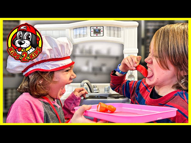 Kids Pretend 👨‍🍳 CALEB GOES TO THE WORST RESTAURANT IN THE WORLD!