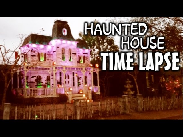 Halloween Haunted House Facade | Haunted House Ideas | Tear Down Time Lapse