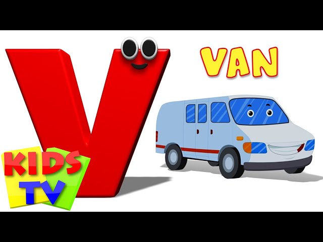 Phonics Letter- V song | Finger Family - Bunny | Kids Tv Nursery Rhymes For Children