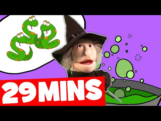 Witch's Stew Song and More | 29mins Halloween Songs Collection for Kids