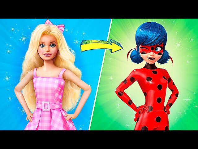 Barbie Ladybug / 35 Miraculous Hacks for Dolls