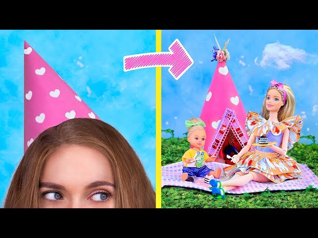 15 Clever Barbie Hacks and Crafts / Barbie Picnic Ideas