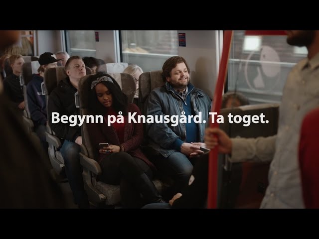 Begynn på Knausgård - Ta toget - NSB