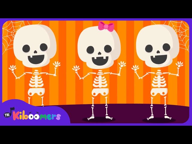 Skeleton Dance - The Kiboomers Halloween Song For Preschool Circle Time