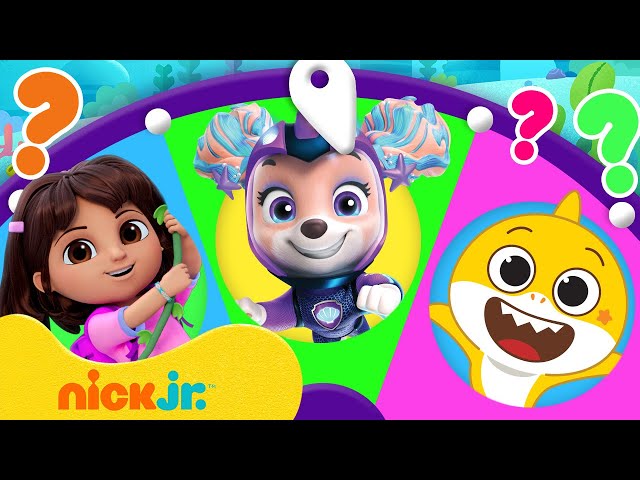 Spin the Underwater Wheel! 🌊 w/ PAW Patrol Coral & Baby Shark | 30 Minute Compilation | Nick Jr.