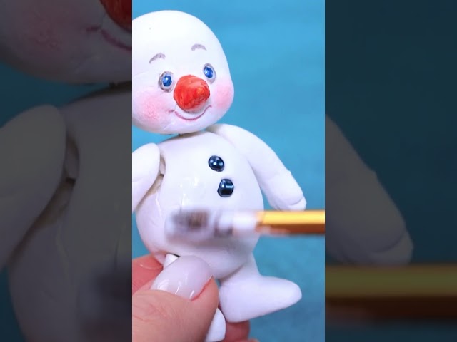 DIY Miniature Snowman #shorts