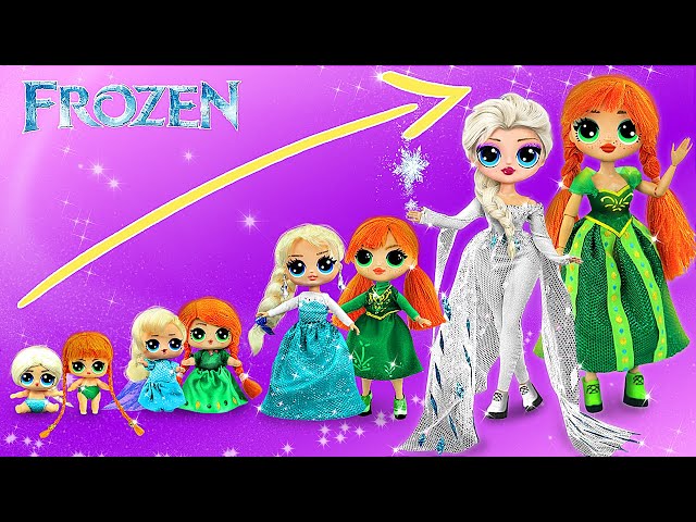 Elsa and Anna Growing Up! 28 Frozen DIYs for LOL