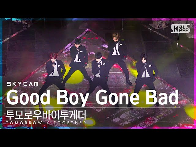 [항공캠4K] 투모로우바이투게더 'Good Boy Gone Bad' (TOMORROW X TOGETHER Sky Cam)│@SBS Inkigayo_2022.05.15.
