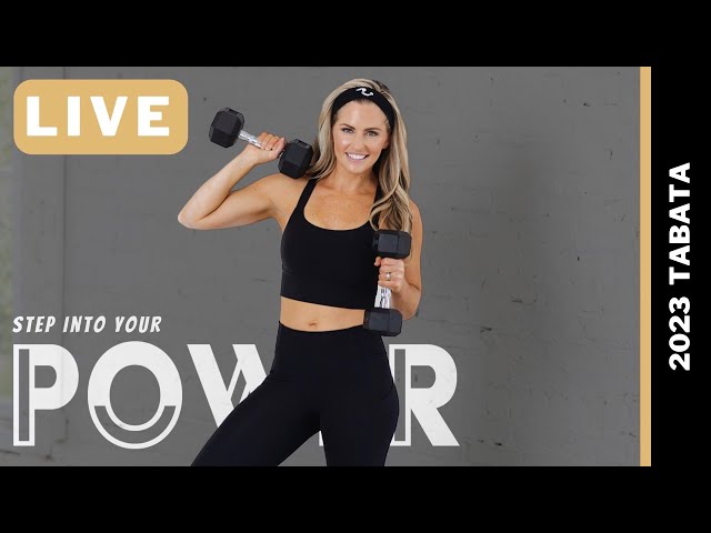 30-Minute 2023 Tabata Workout - LIVE with Amy