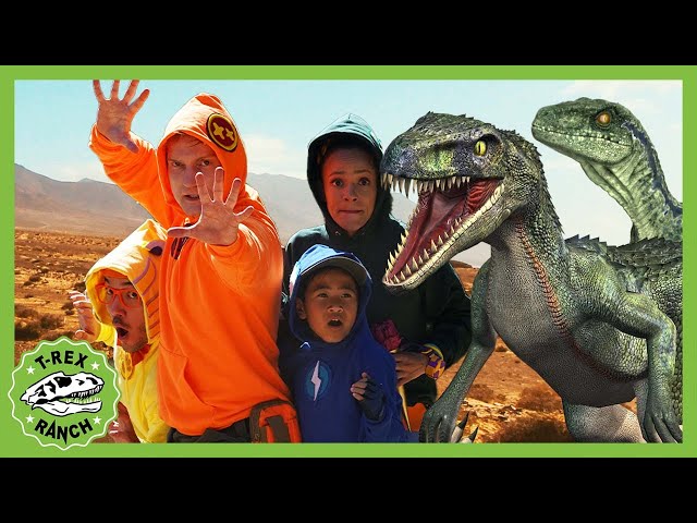 NEW! Action Pack Birthday with Blippi & Meekah! T-Rex Ranch Dinosaur Videos