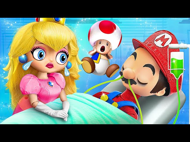 Princess Peach and Friends in the Hospital / 30 DIYs for LOL OMG