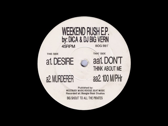 Dica & DJ Big Vern - Desire