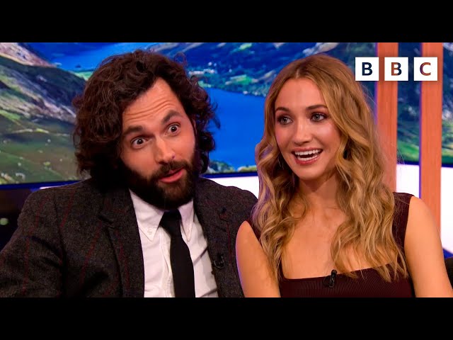 Penn Badgley shows off his cockney accent 😂 | The One Show - BBC