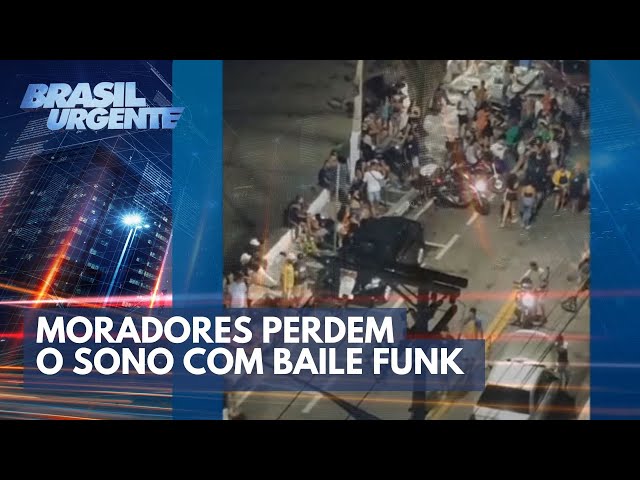 Moradores perdem o sono com baile funk no meio da areia da praia | Brasil Urgente