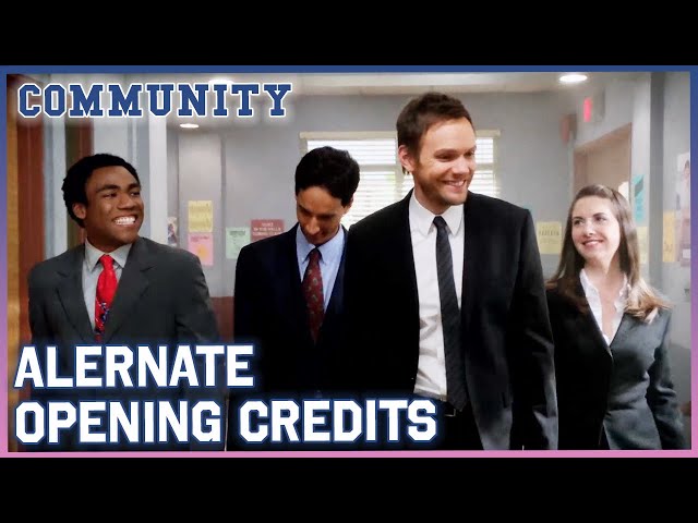All The Alternate Opening Credits | Community