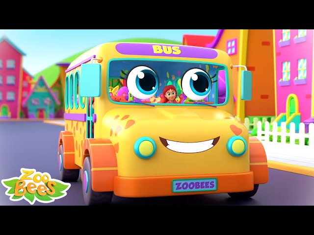 Wheels On The Bus | The Bus Song | Nursery Rhymes and Kids Cartoon | Songs for Children by Zoobees