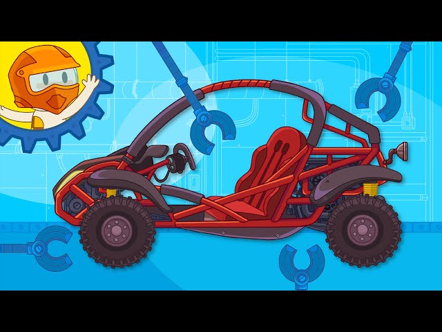 Dune Buggy Assembly | Finley’s Factory | Cartoon for Children