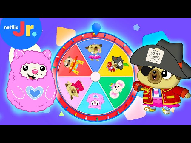 Chip and Potato Mystery Wheel of Party Time! 🎉🐭 Netflix Jr