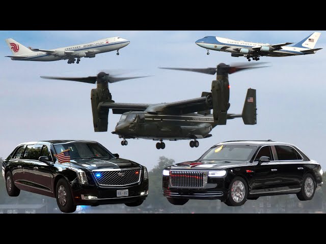 Transport for Presidents Biden, Xi Jinping, Zelensky and other VIPs - BEST OF 2023