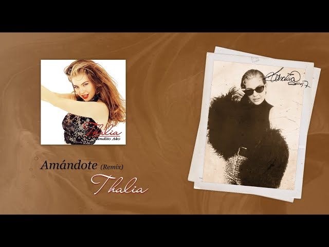 Thalia - Amandote (Remix) - (Official Audio)