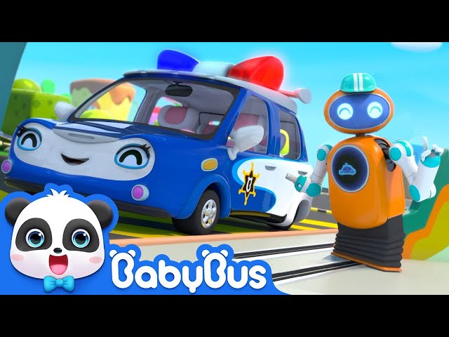 Police Car is Running out of Gas | Monster Cars, Fire Truck | Kids Cartoon | Kids Songs | BabyBus