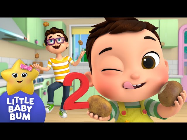 One Potato Two Potato⭐ Baby Max Learning Time! LittleBabyBum - Nursery Rhymes for Babies | LBB