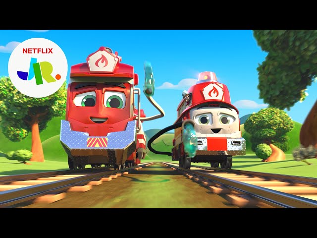 'Making Friends' Mighty Express Song for Kids 🚞 Netflix Jr Jams
