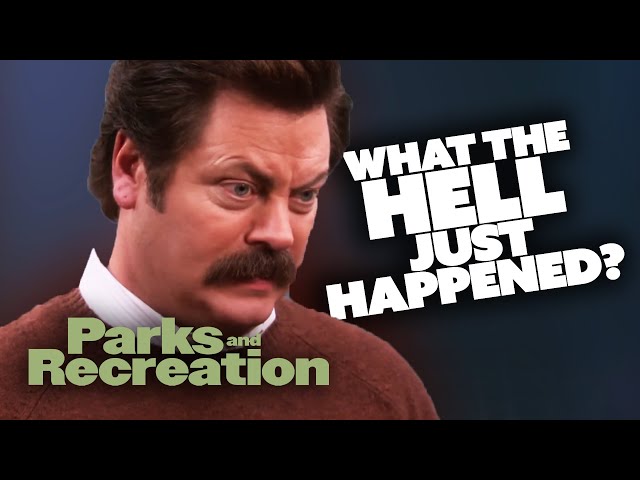 Ron Gets Swamped By His Kids | Parks and Recreation | Comedy Bites