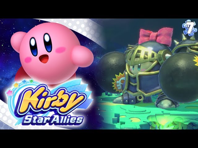 WHY DOES SHE HAVE BOMBS FOR HANDS!?! Kirby Star Allies Walkthrough Part 7