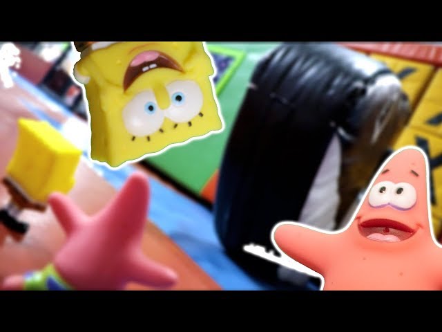 The Giant Whale with Spongebob & Patrick - Toy Adventures | WWTV