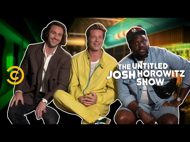 Bullet Train’s Brad Pitt, Brian Tyree Henry & Aaron Taylor-Johnson Take Josh Horowitz’s Sultry Quiz