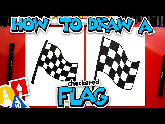 How To Draw A Checkered Flag