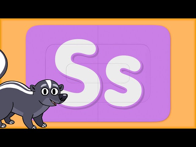 Words that start with the Letter S | Turn & Learn ABCs
