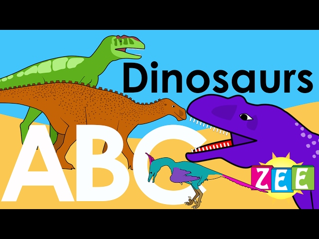 Dinosaur Alphabet  Zee | ABC of Dinosaurs | Learn about dinosaurs | NurseryTracks