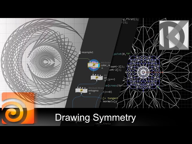 How to draw Symmetry in Houdini using a Wacom Tablet