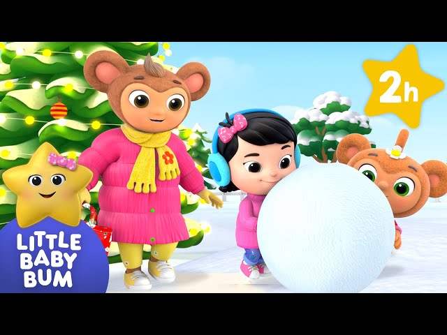 Building a Snowman with Dad! | Little Baby Bum Nursery Rhymes - Two Hour Baby Song Mix