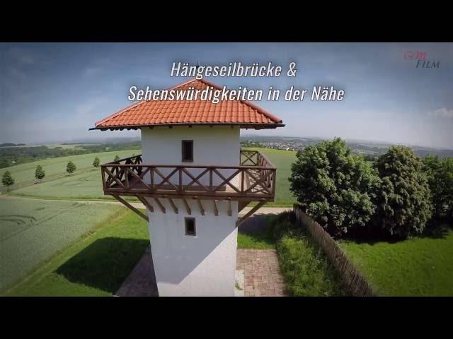 Highlights: Hängeseilbrücke, Galgenturm, Burgen, Tierpark, Kletterfels, Erlebnisfeld