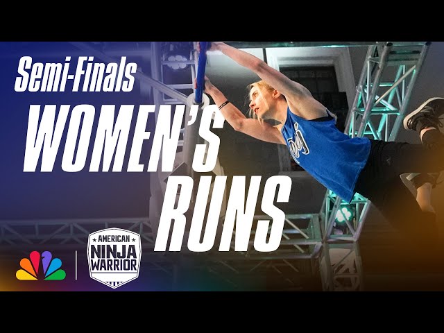 Unbelievable Races from Extraordinary Female Ninjas | American Ninja Warrior | NBC