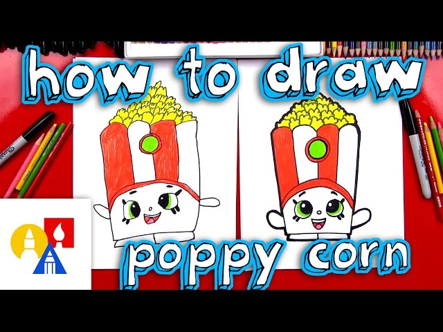 How To Draw Poppy Corn Shopkins