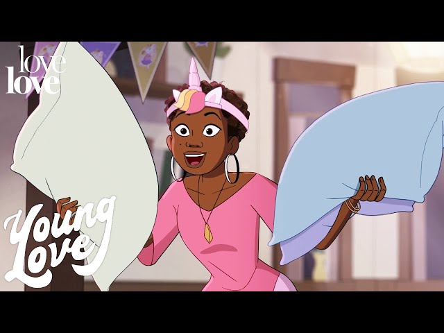 Young Love | Angela Busts Zuri's Sleepover | Love Love