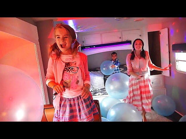 Let's JUST DANCE in Our New Camper! | Sam & Nia