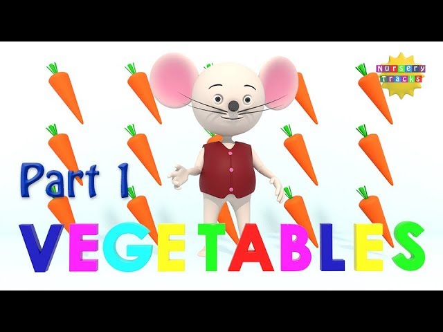 Vegetables | Count potatoes, carrots, broccoli and peas | Part 1 | NurseryTracks