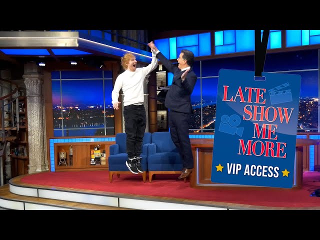 Late Show Me More: Backstage with Ed Sheeran!